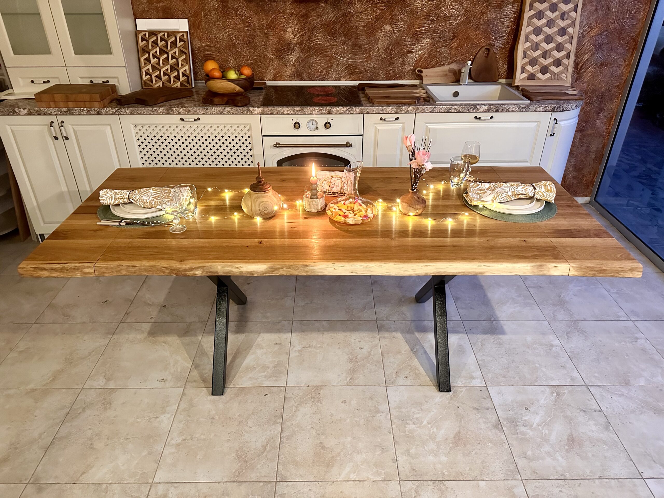 IMG_1520 Разтегателна дъбова маса